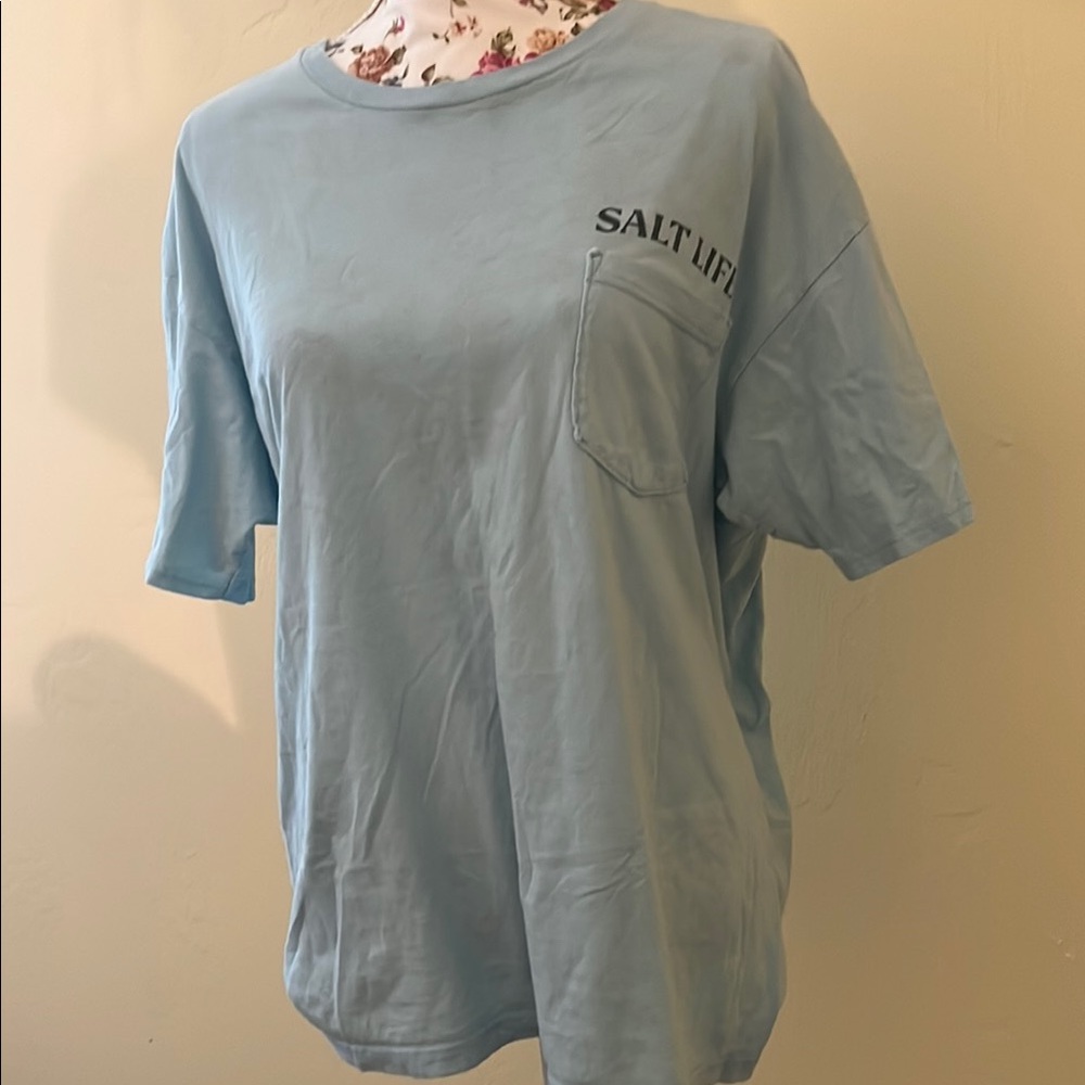 Salt Life Light Blue Casual Tee